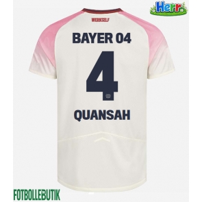 Bayer Leverkusen Jarell Quansah #4 Bortatröja 2025-26 Kortärmad